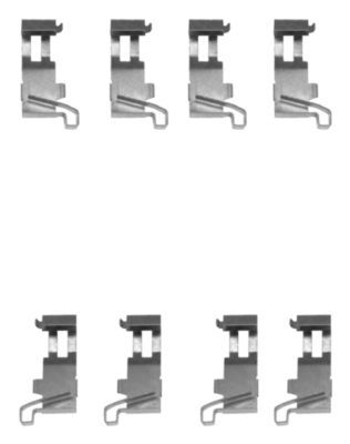 HELLA PAGID Lisakomplekt, ketaspiduriklotsid 8DZ 355 203-611